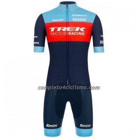 Completo Maglia + Pantaloncino con bretelle 2022 Trek Factory Racing XC Manica Corta